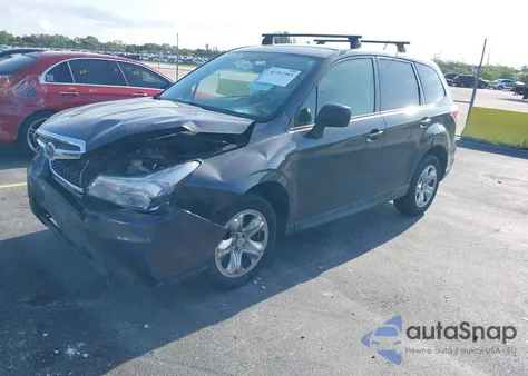 2015 Subaru Forester 2.5I from USA, damaged, VIN JF2SJAAC0FG428267